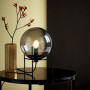 Lampe à poser Alton Noir Verre gris fumé - Nordlux