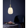 Suspension Alton Laiton/Noir Verre opalin - Nordlux