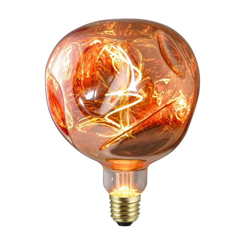 Ampoule LED à filament Rock Cuivre 4 W E27 Comptoir des Lustres