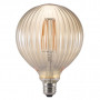 Ampoule LED à filament Globe Rayures Ambre 2 W E27 - Nordlux