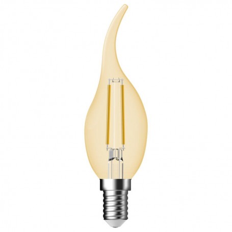 Ampoule LED 4.8 W Dimmable Flamme Coup de vent Dorée E14 Nordlux