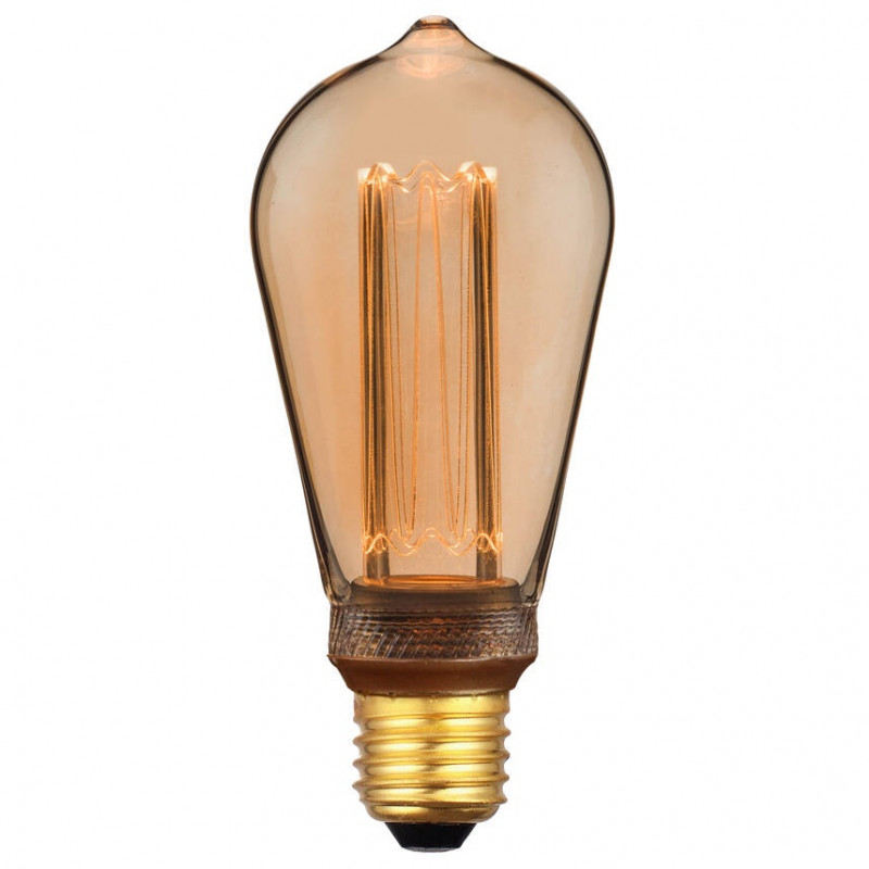 Ampoule LED à filament 3.5 W Dimmable Edison Ambre - Nordlux