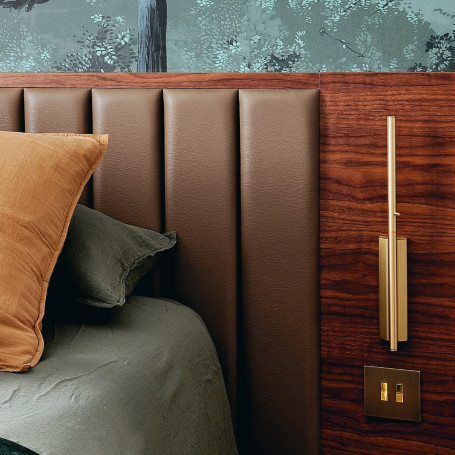 Applique murale LED Link liseuse Laiton satiné - CVL Luminaires