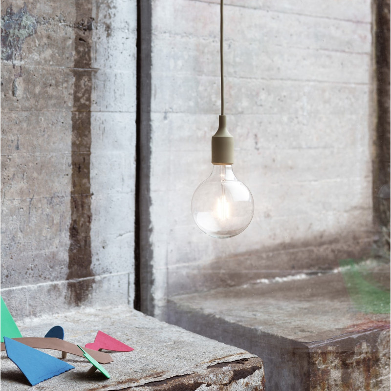 Suspension E27 ampoule LED Muuto Comptoir des Lustres