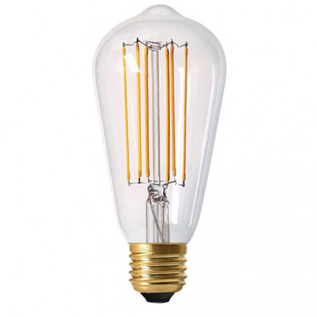 Sublimez votre intérieur avec notre lot de 6 ampoules led à filament doré  4W - Économie d'énergie garantie!