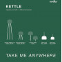 Lampe LED rechargeable d'extérieur Kettle 22 - Nordlux