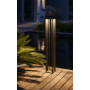 Borne LED solaire Tinka Aluminium 90 cm - Les Jardins