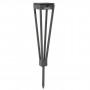 Torche LED solaire Tinka Aluminium - Les Jardins