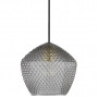 Suspension Orbiform verre fumé ciselé - Nordlux