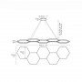 Suspension LED Hexa 5 Le Deun Luminaires
