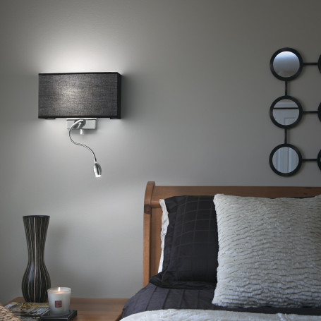 Applique avec liseuse LED Hotel - Ideal Lux