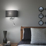 Applique avec liseuse LED Hotel - Ideal Lux