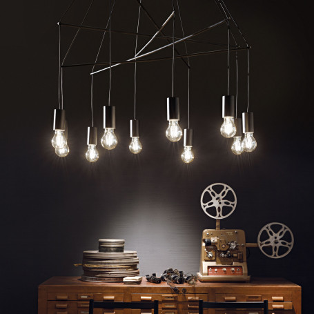 Suspension Pop 10 lampes - Ideal Lux