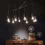 Suspension Pop 10 lampes - Ideal Lux