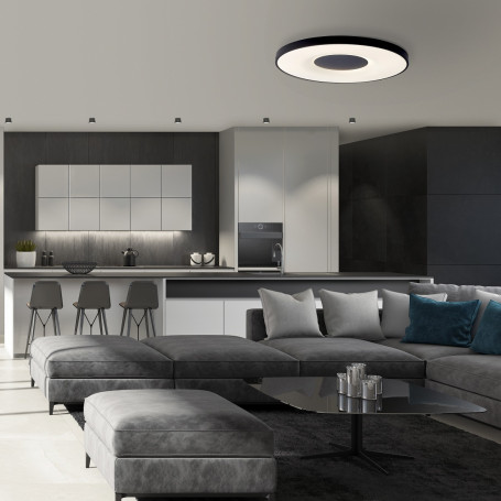 Plafonnier LED Coin 65 cm avec télécommande - Mantra