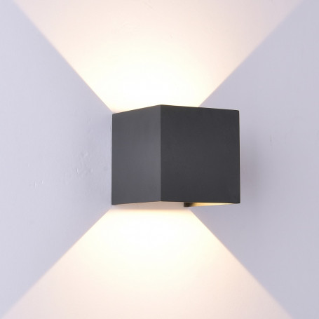 Applique d'extérieur cubique LED Davos - Mantra