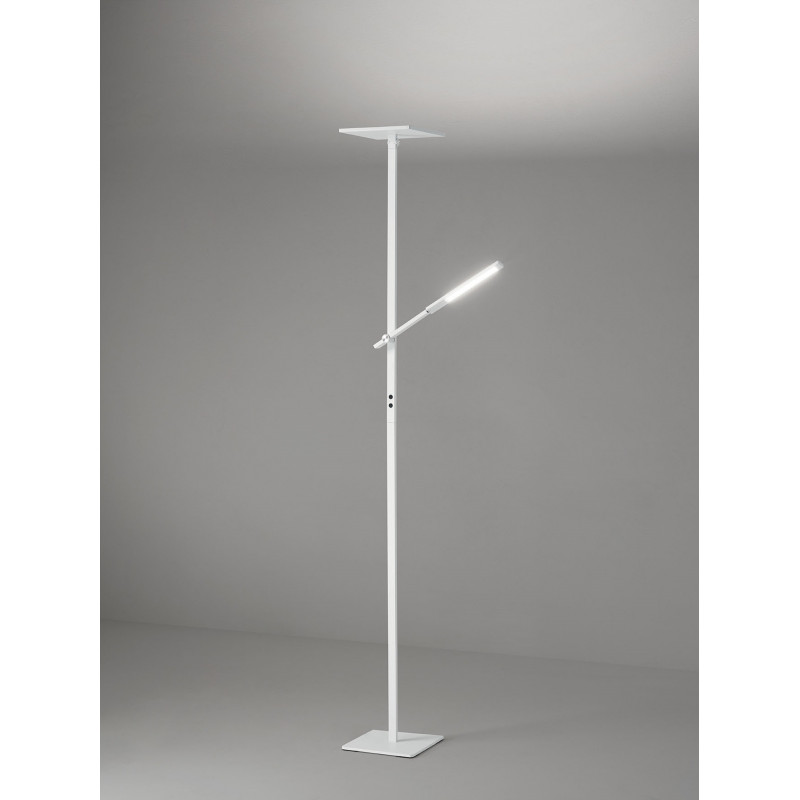 Lampadaire LED Ideal avec liseuse - Fabas Luce