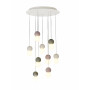 Suspension Galaxia 9 lampes en Ciment - Mantra