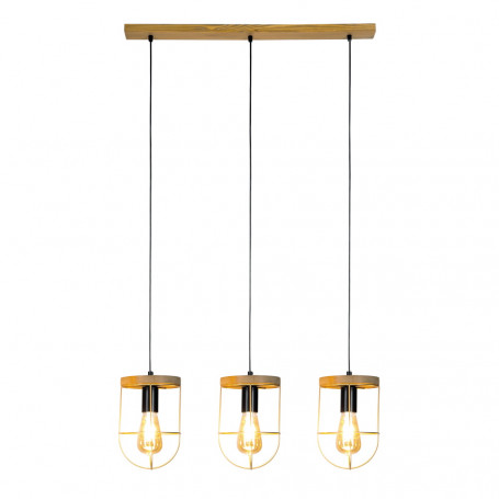 Suspension linéaire Netuno 3 lampes - Britop