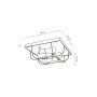 Plafonnier Netuno 4 lampes - Britop