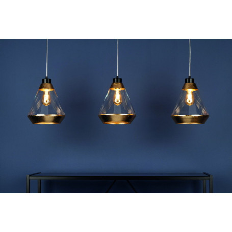 Suspension linéaire Mistral 3 lampes - Britop