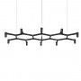 Suspension Crown Plana Noir mat - Nemo Lighting