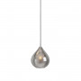 Suspension Circé 1 lampe MM Gris fumé - Concept Verre