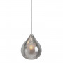 Suspension Circé 1 lampe GM Gris fumé - Concept Verre