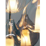 Suspension Circé 1 lampe GM Gris fumé - Concept Verre