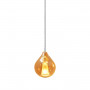 Suspension Circé 1 lampe MM Ambre - Concept Verre