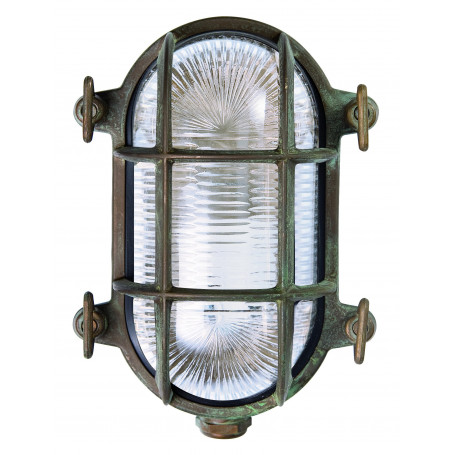 Applique d'extérieur hublot ovale PM Tortuga Moretti Luce