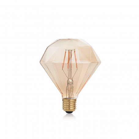 Ampoule LED à filament Diamant ambrée - Ideal Lux