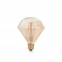 Ampoule LED à filament Diamant ambrée - Ideal Lux