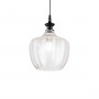 Suspension Lord en verre ciselé transparent  - Ideal Lux