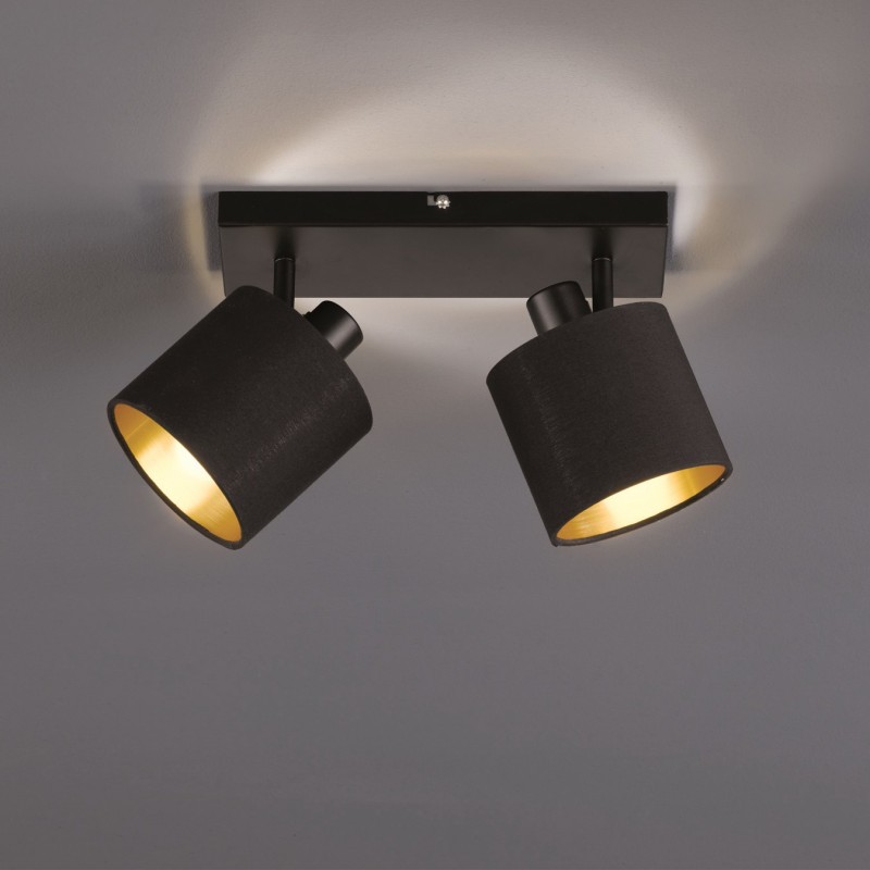 Plafonnier applique luminaire bright nol 2 spots orientables - Décoration