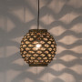 Suspension Lennis en fibres naturelles - ACB Iluminacion