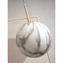 Suspension Carrara Verre effet marbre 16 cm - It's about ROMI