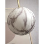 Suspension Carrara Verre effet marbre 16 cm - It's about ROMI