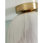 Plafonnier Carrara Verre effet marbre 22 cm - It's about ROMI
