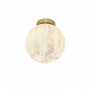 Plafonnier Carrara Verre effet marbre 22 cm - It's about ROMI