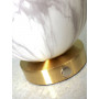 Lampe à poser Carrara Verre effet marbre 16 cm - It's about ROMI
