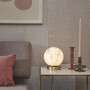 Lampe à poser Carrara Verre effet marbre 16 cm - It's about ROMI