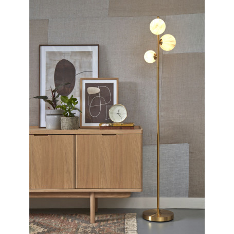 Lampadaire Carrara Verre effet marbre 16 cm - It's about ROMI