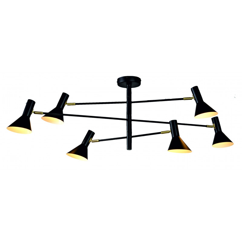 Plafonnier Izmir 6 lampes - It's about ROMI | Comptoir des Lustres