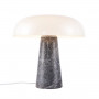 Lampe Glossy en marbre gris et verre opalin - Nordlux