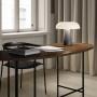 Lampe Glossy en marbre gris et verre opalin - Nordlux