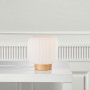 Lampe Milford Bois Verre opale - Nordlux