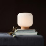 Lampe Milford Bois Verre opale - Nordlux