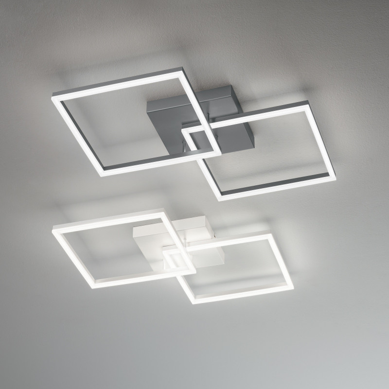 BARD plafonnier led moderne 39W Anthracite 3394-61-282 Fabas Luce