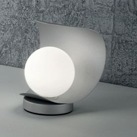 Lampe de chevet tactile lobb boule verre et laiton mat Couleur doré  Millumine